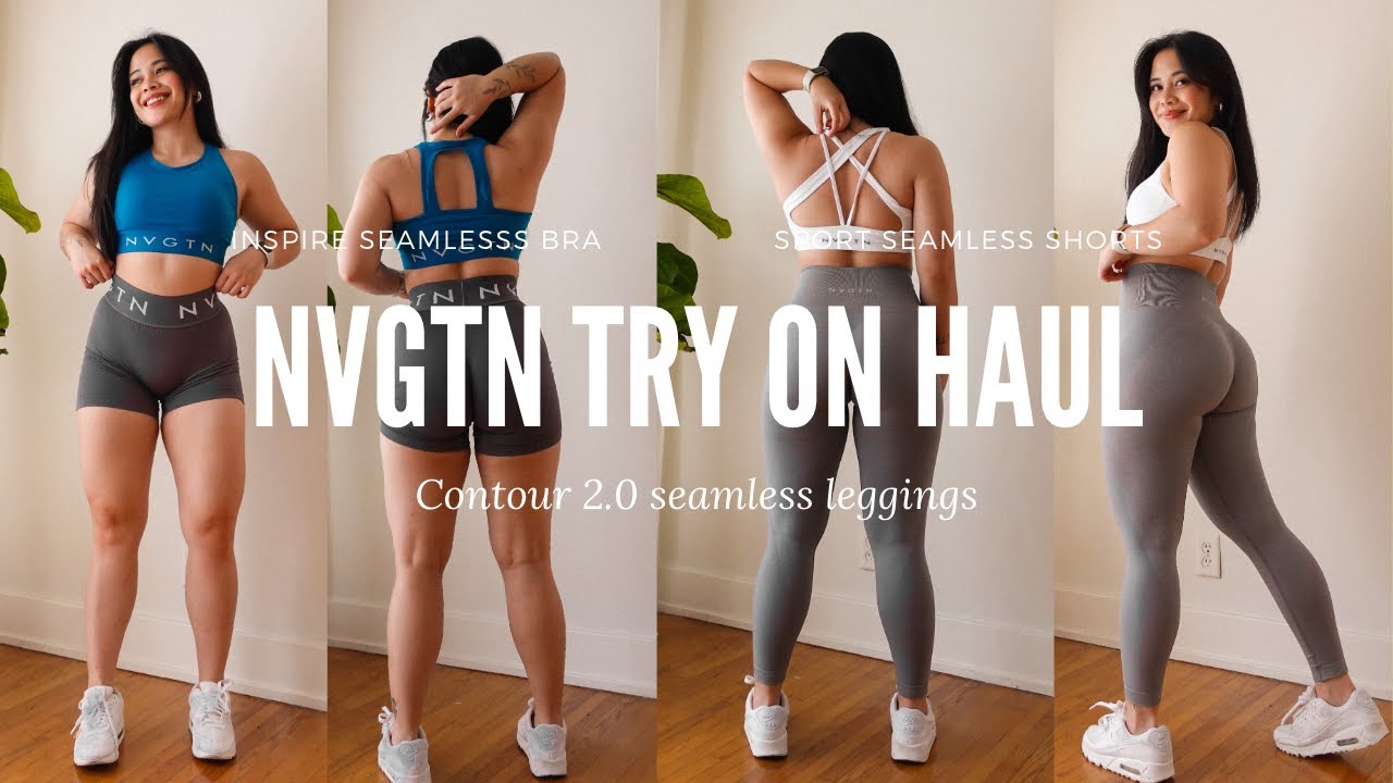 Honest review of the NEW  Contour 2.0 Seamless Leggings NVGTN Try on haul | Petite Sizing |