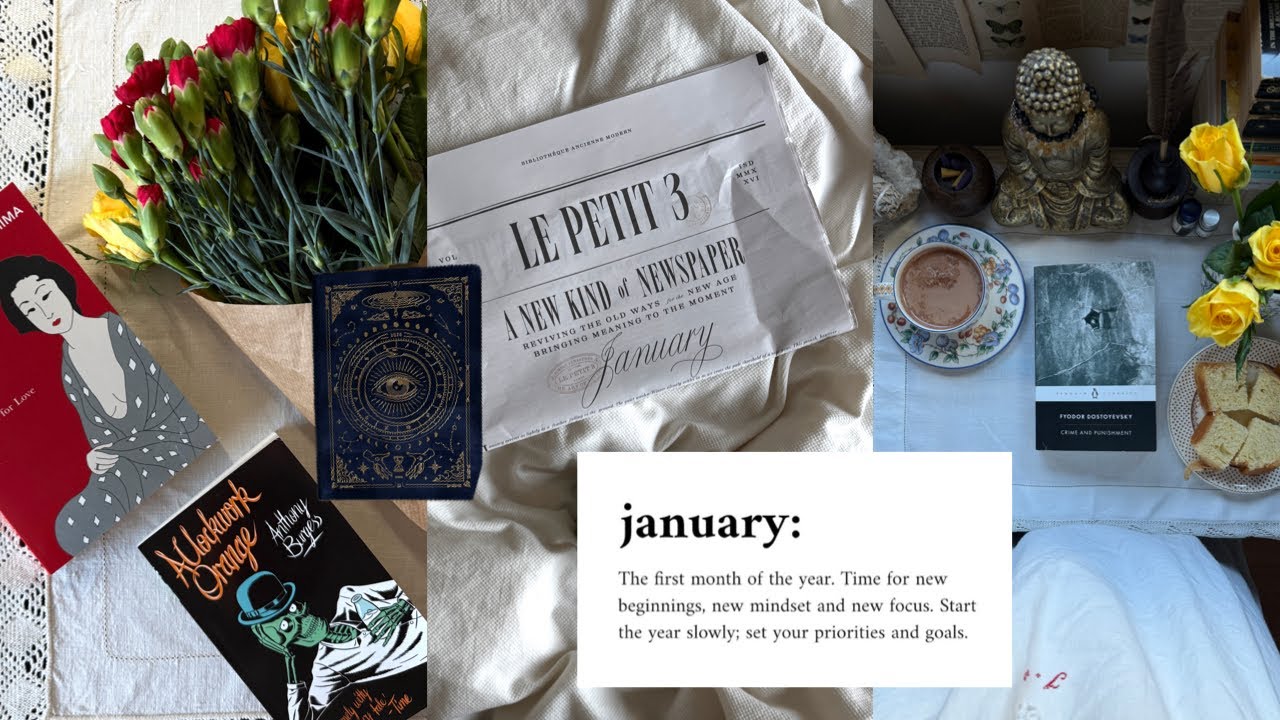 January diaries: welcome to 2026, moving slowly, intentional and starting the first book of the year
