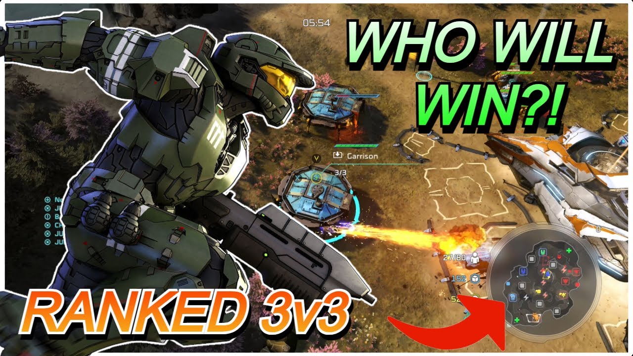 WE RACED TO EACH OTHER'S MAIN BASE! | HALO WARS 2 RANKED