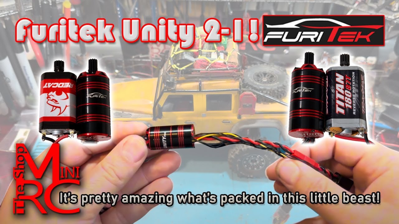 Furitek Unity 2-in-1 Brushless ESC & Motor Combo! It's like a tiny fusion of awesome and powerful!