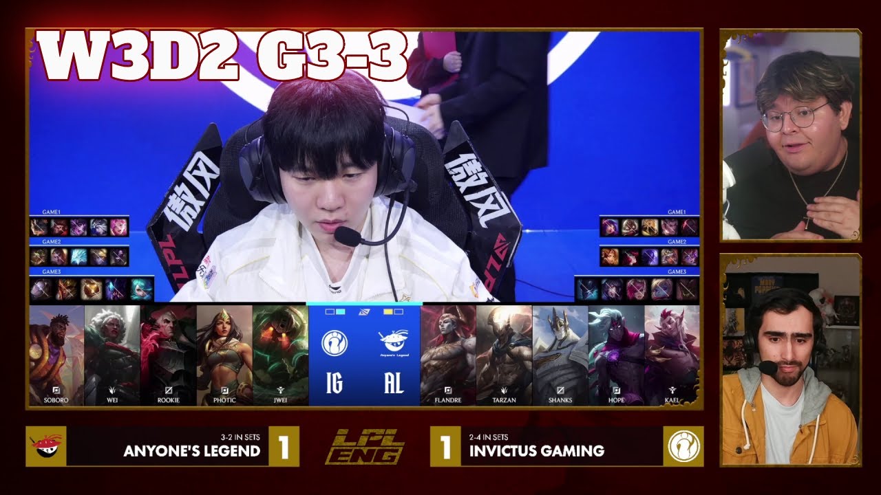 IG vs AL - Game 3 | Week 3 Day 2 LPL Winter 2026 Split 1 | Invictus Gaming vs Anyone's Legend G3