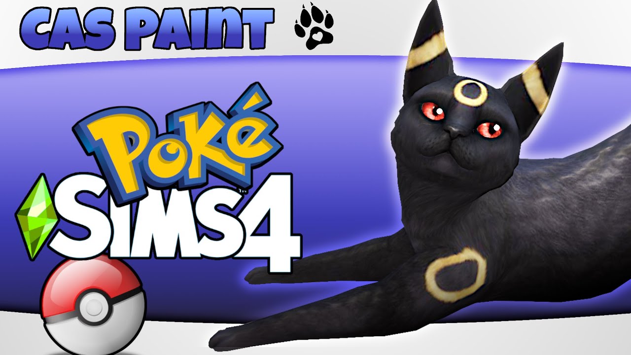 🌜 Poke Pet -  UMBREON [ The Sims 4 - Pokémon Pets - Create Cats and Dogs Cas ] +Download