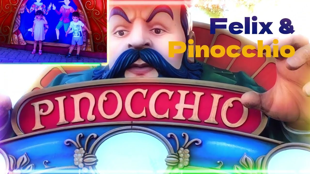 3-Year-Old Felix Meets Pinocchio: A Wooden Wonder Ride!