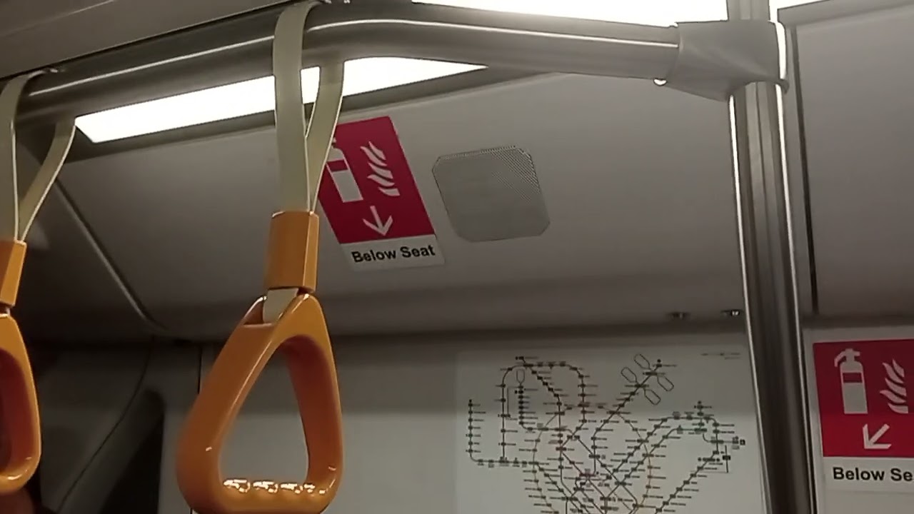 (Crowded) MRT Downtown Line | Ride on C951 9020 | Promenade to Bugis