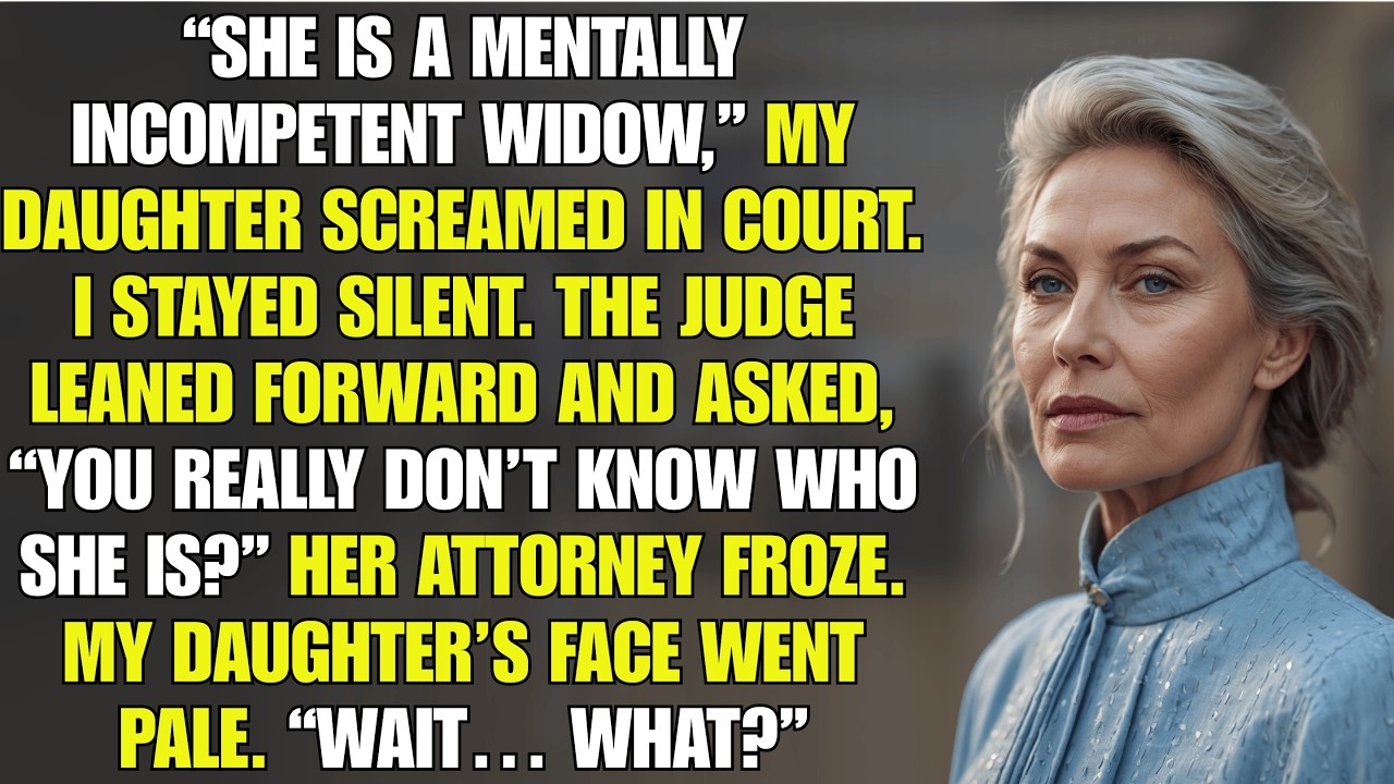 In The Courtroom, My Daughter Screamed, “She Is An Embarrassing Widow” — Until The Judge Asked…