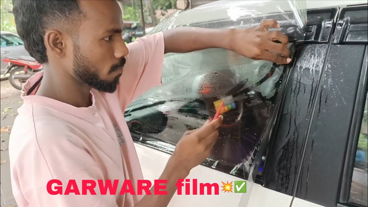 Car🚗 window film installation car  film kaise india lagate hail #carfilm Garware film 50% ✅ #film50%