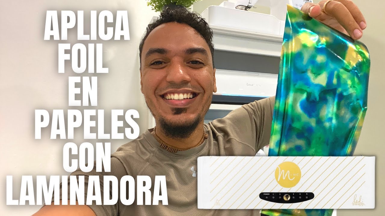 Como aplicar #foil en #cartulinas y otros papeles con #laminadora correctamente. 😱  #Beyouacademy