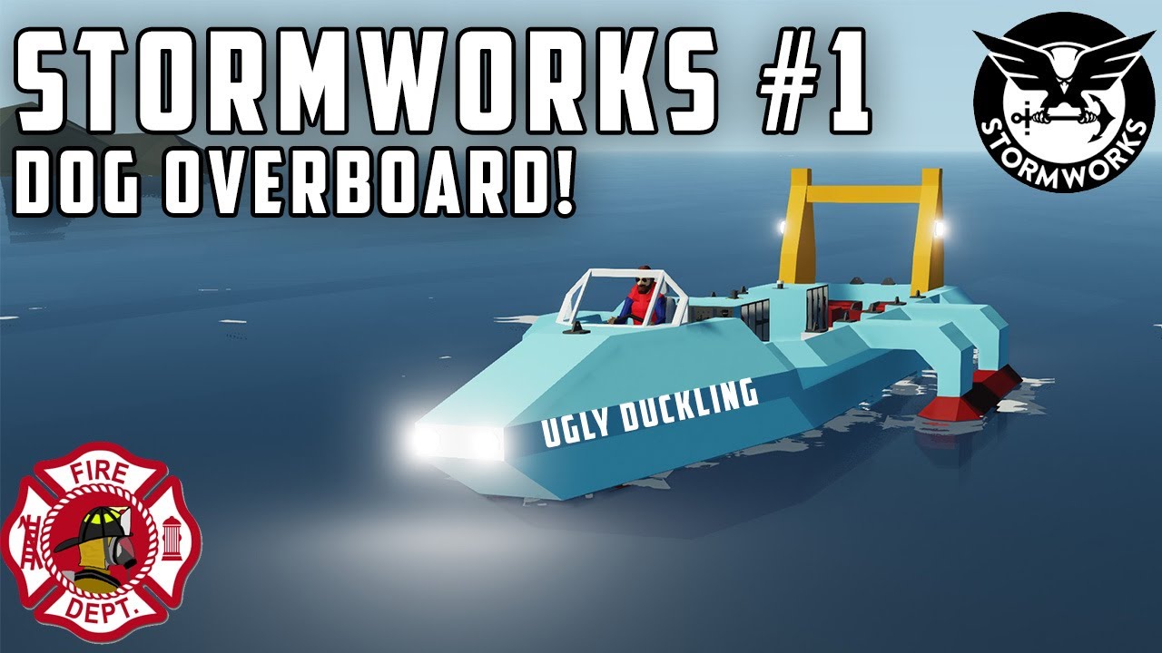 Dog Overboard! | Stormworks: Build and Rescue | EP 01