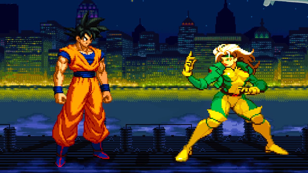 Goku Vs. Rogue - Kiss and Kick