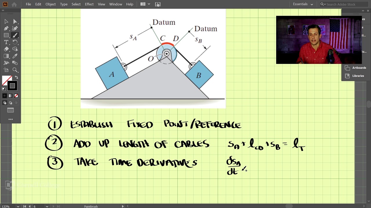 Dynamics - Chapter 12 (6 of 8): Dependent Motion(Example)