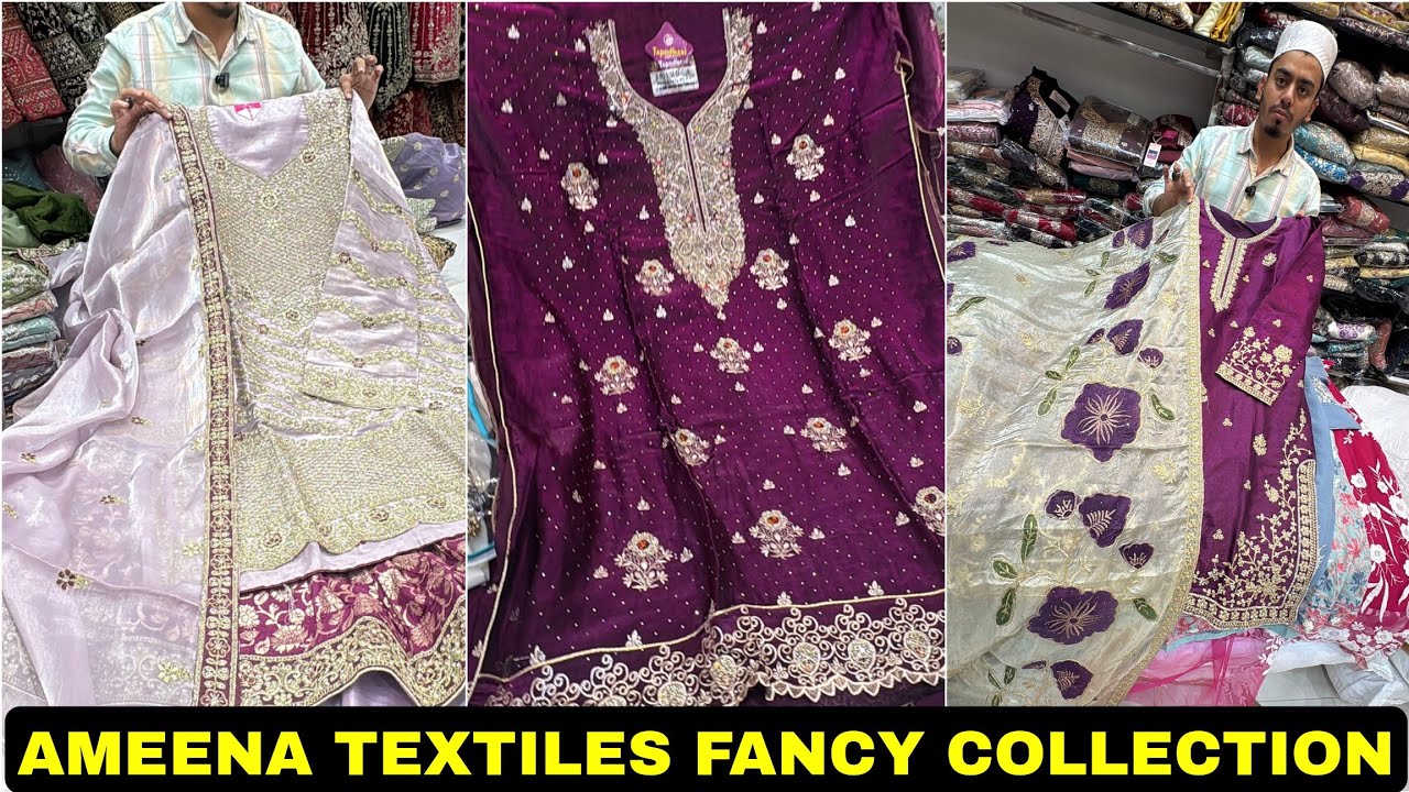 Ameena Textiles Tolichowki 5 Days Sale Part-2 | Fancy Partywear Dresses & Sarees at shocking price