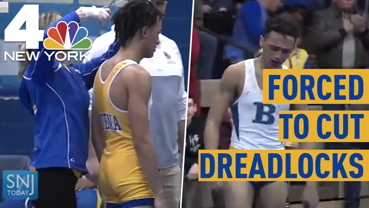 Outrage as White Referee Makes Black Wrestler Cut Dreadlocks | NBC 4 New York