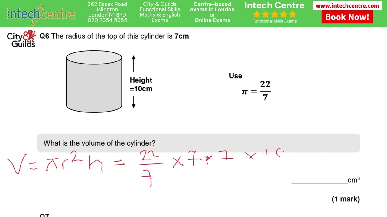 Functional Skills Maths Level 2 &ndash; Non-Calculator Exam Walkthrough (City & Guilds Past Paper)