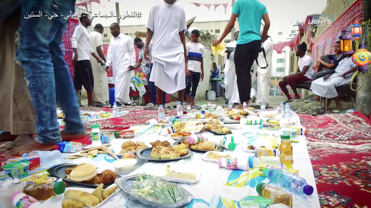 الفطور الجماعي لأهالي حي الستين  10 رمضان 1439هـ