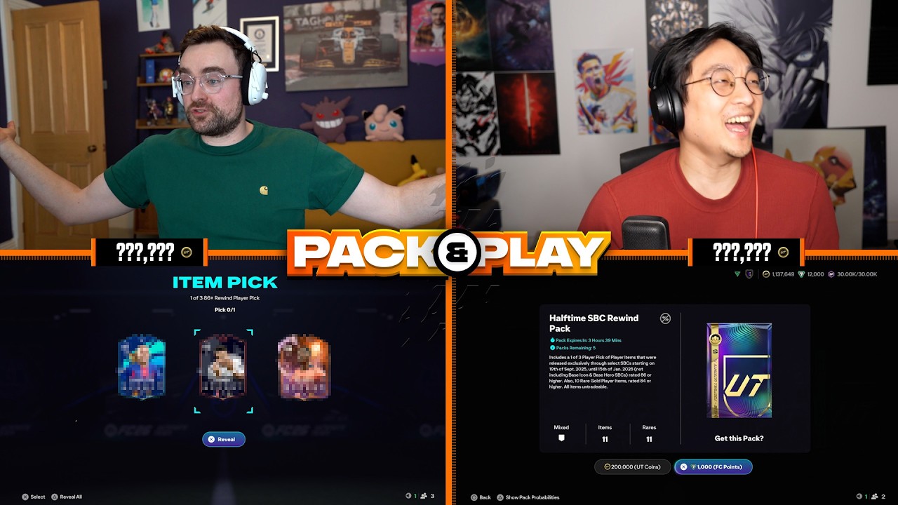 YEAR IN REVIEW PLAYER PICKS DECIDE OUR BUDGET!!! FC26 Pack And Play