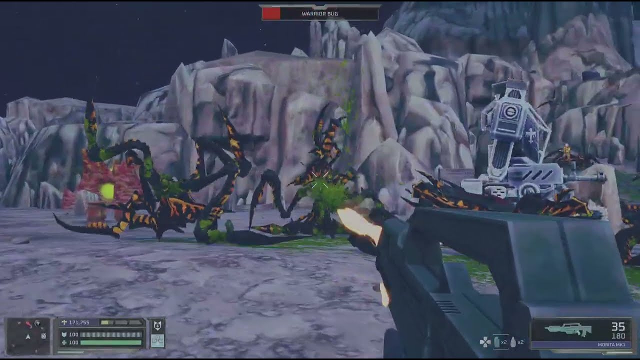 Starship Troopers: Ultimate Bug War! This might be the greatest game in the history of man