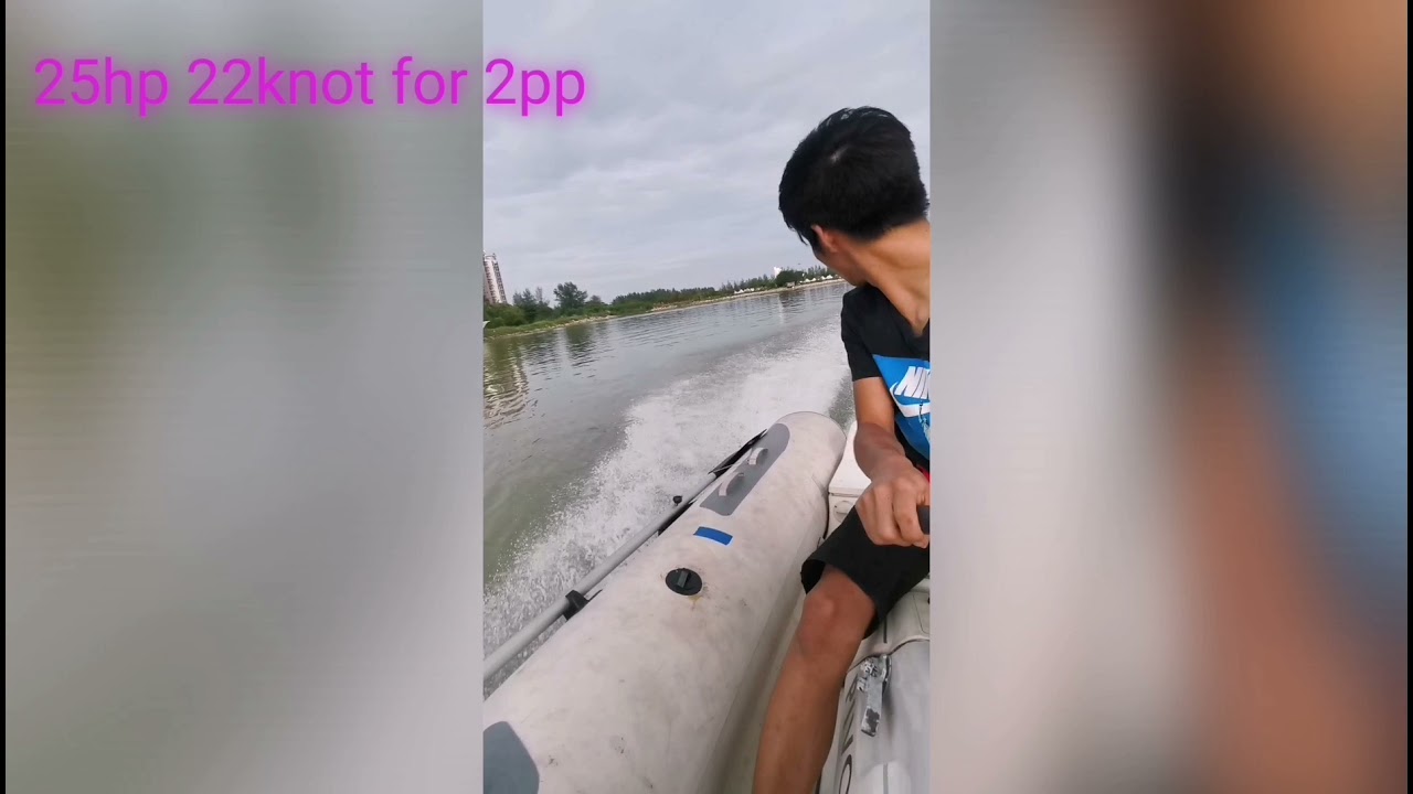 rib boat 15hp 25hp and 40hp top speed