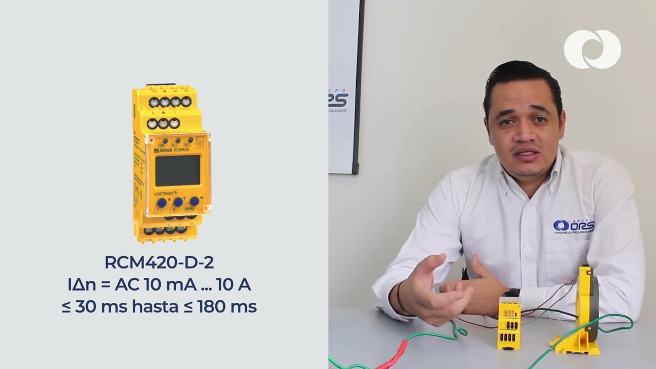 Monitor de corriente diferencial residua RCM420 Bender l | Fallas a tierra |  Grupo ORS