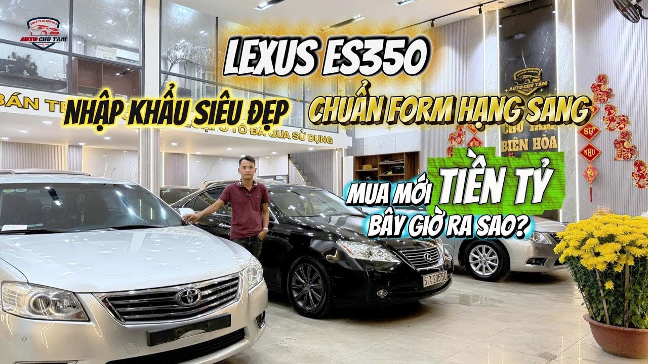 12/2 MỚI TIỀN TỶ GIỜ HƠN TRĂM LEXUS ES350 NHẬP MỸ 2013 TOYOTA CAMRY 2.4G 2012 THANH LÝ PVOIL CỰC ĐẸP