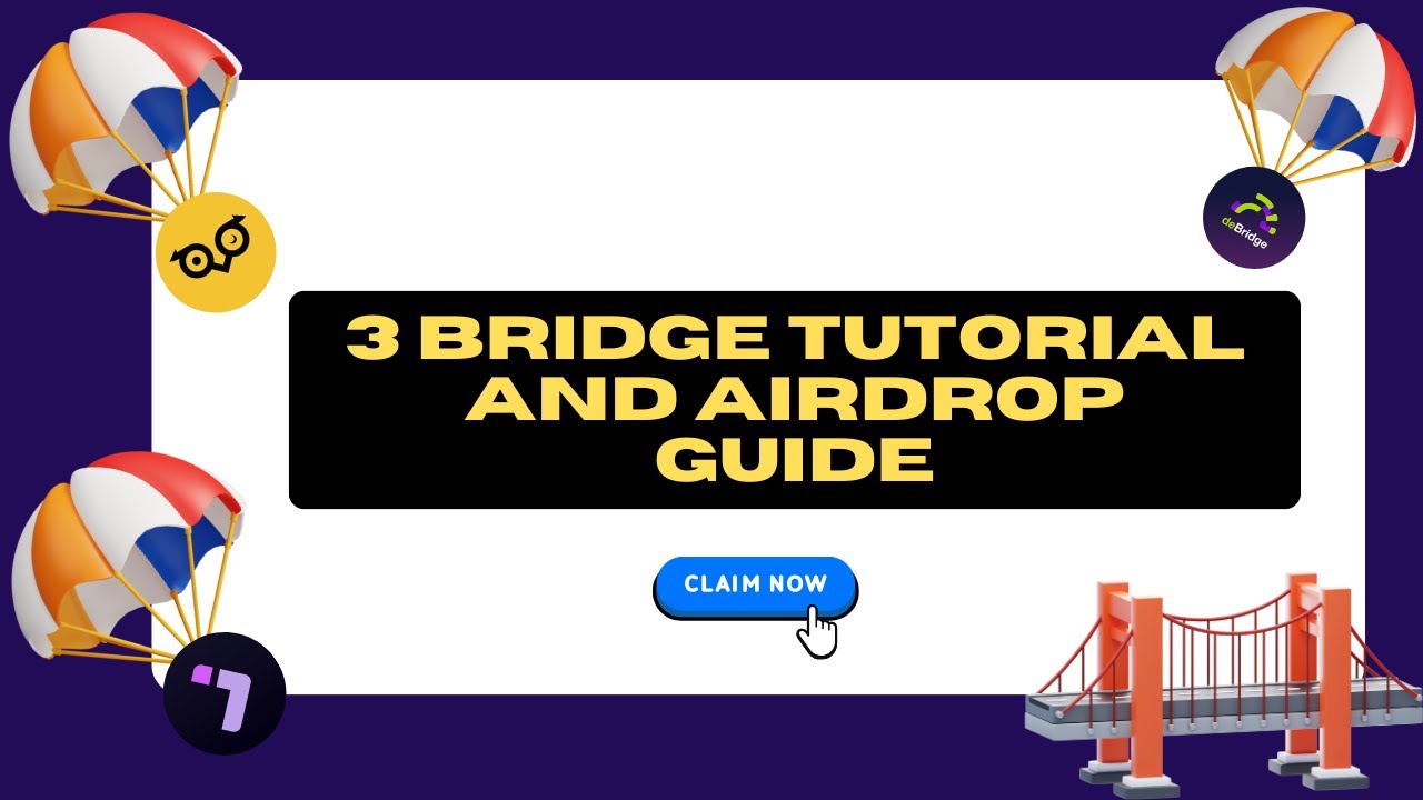 3 BRIDGES TUTORIAL & AIRDROP GUIDE | Owlto Finace, Jumper & deBridge | $10000+ AIRDROP