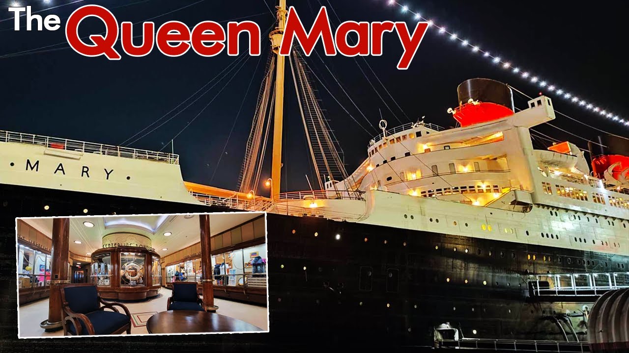 The Queen Mary - Walking Tour - Long Beach - California - Ambient Sound