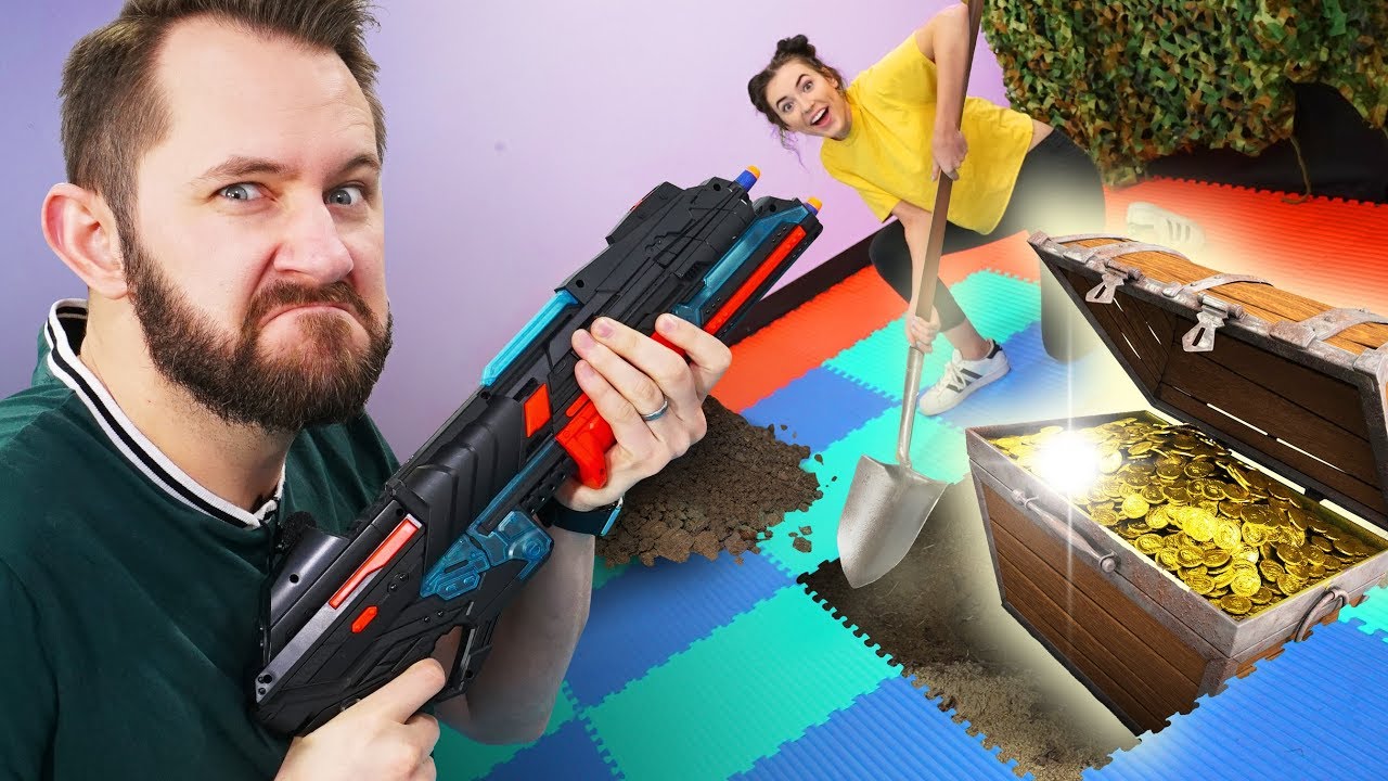 NERF Buried Treasure Challenge!