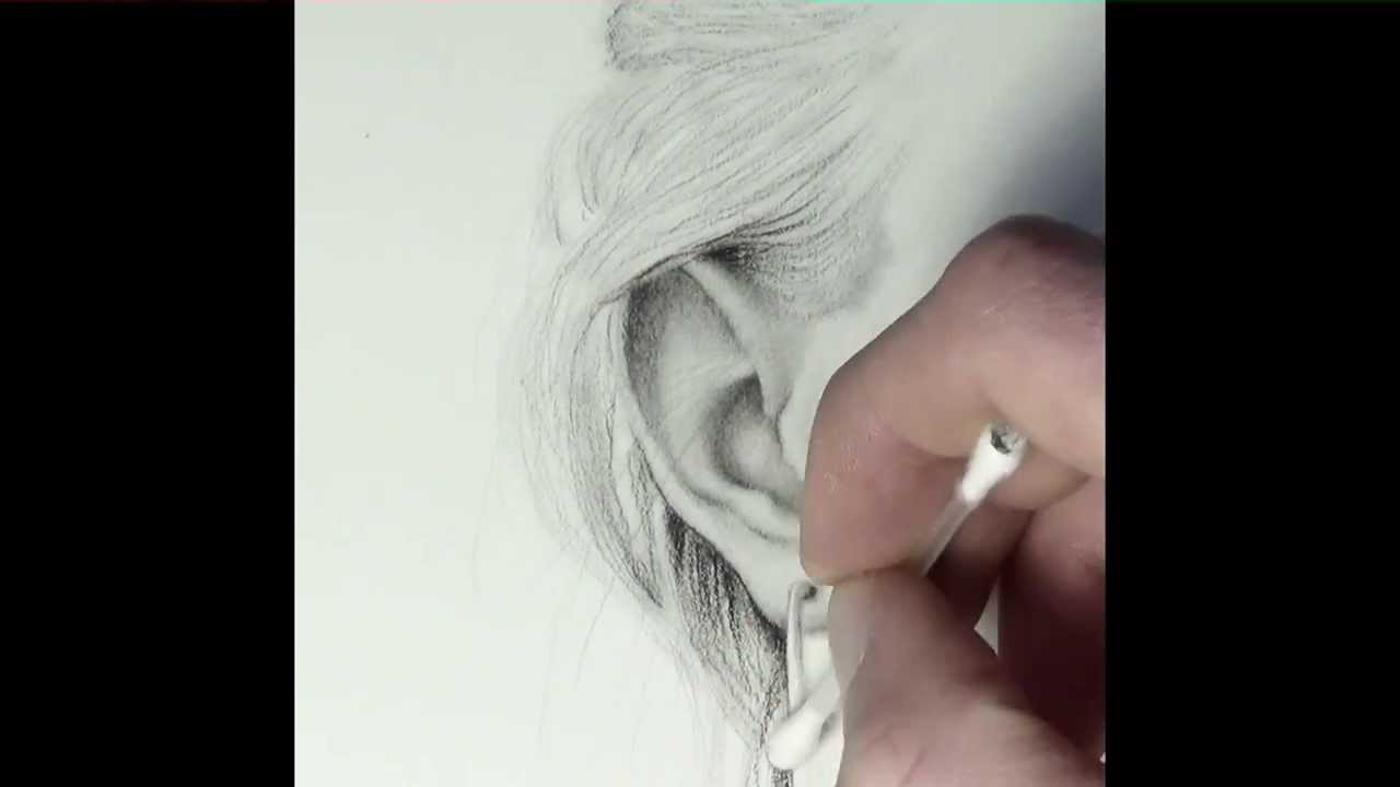 Let's draw Aline - 002 wie zeichne ich ein Ohr / how to draw an ear (german narrated)