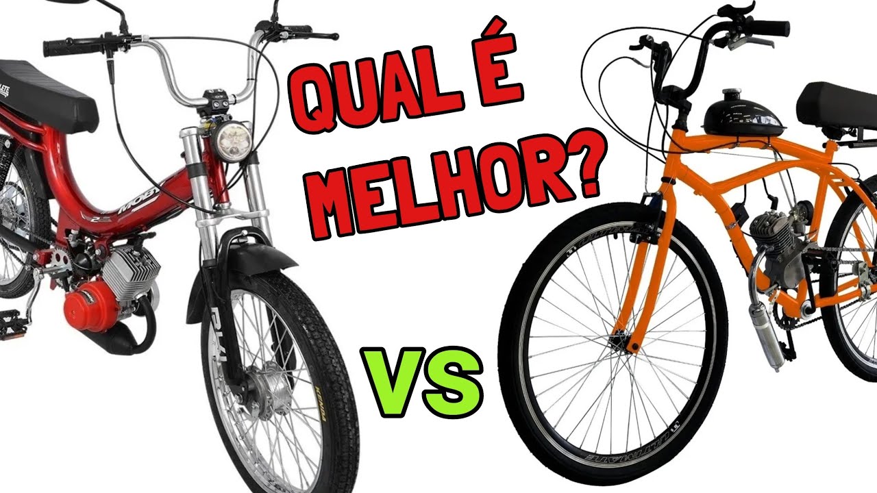 QUAL É MAIS FORTE? MOTORIZADA OU  MOBILETE?