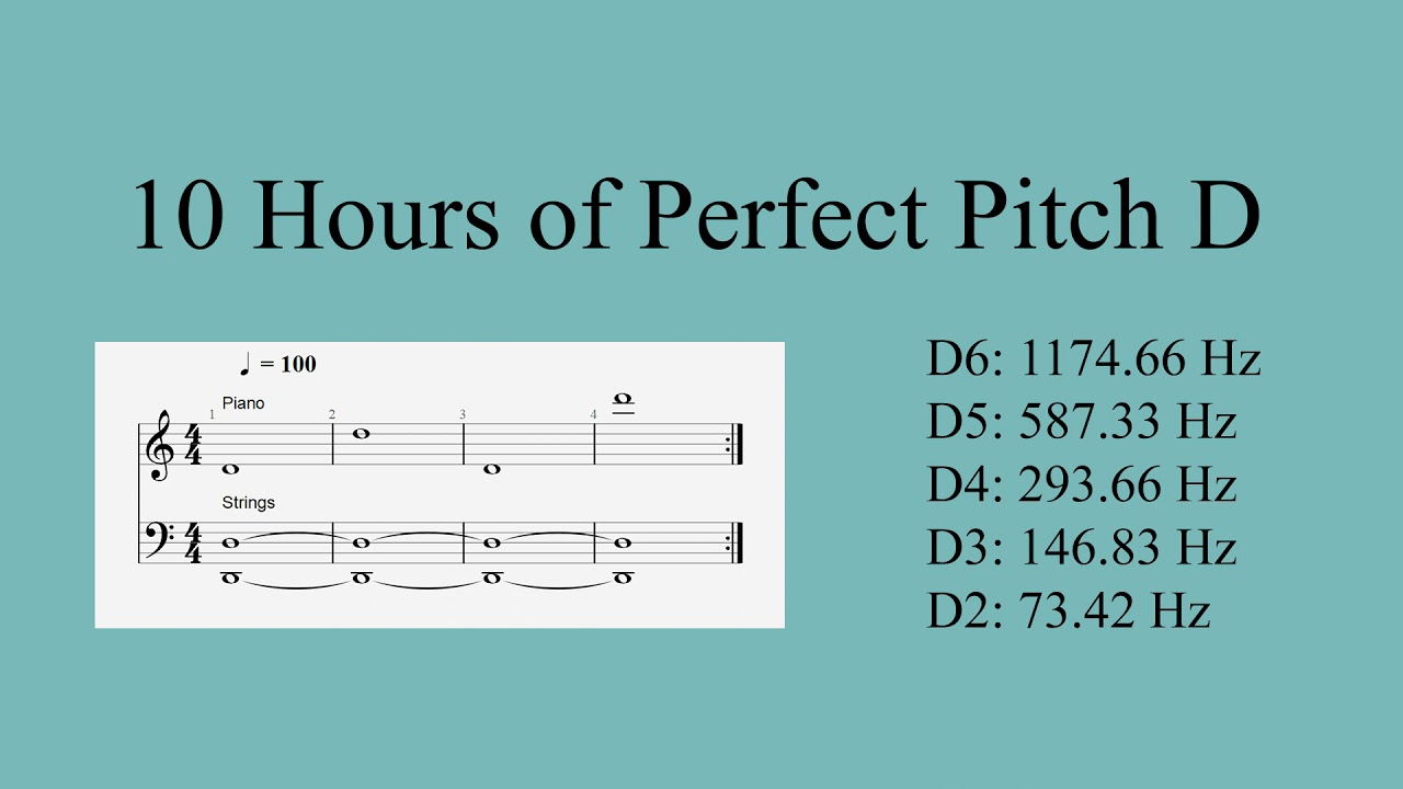 10 Hours of Perfect Pitch D