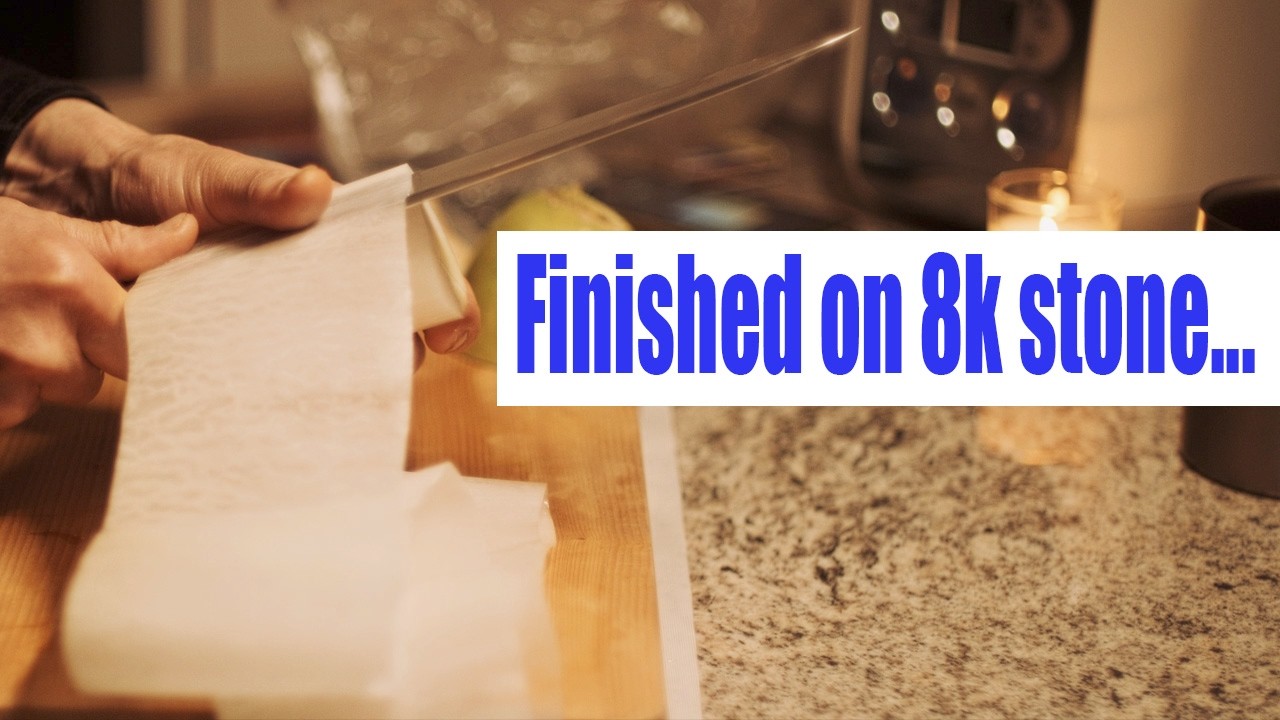 Sukenarı R2 Yanagiba on Kitayama 8k, Pro Sushi Chef’s comprehensive sharpening movie #6