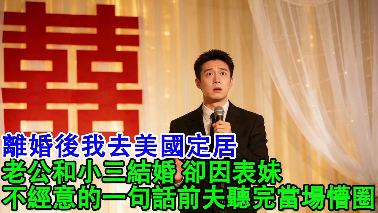 【完結爽文】離婚後我斷了國內所有聯繫，去美國定居。老公順利和小三結婚，卻因表妹不經意的一句話，前夫聽完當場懵圈#婆媳 #家庭 #婚姻 #情感 #情感故事 #為人處世 #故事 #家庭故事 #家庭倫理