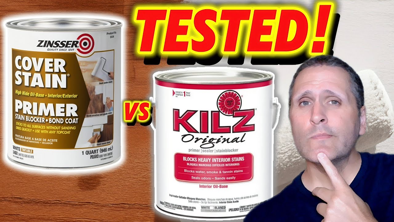 Война грунтовок: Kilz против Zinsser — что лучше всего блокирует пятна?