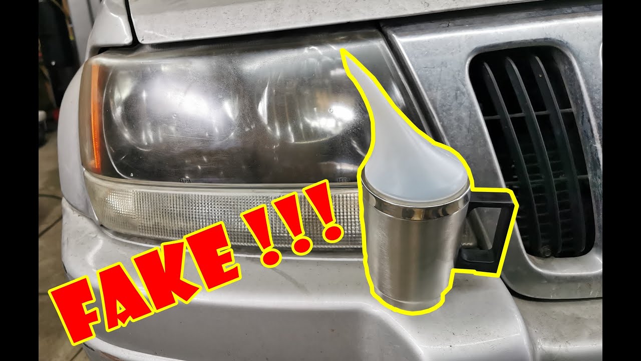 Magiczny czajniczek + ACETON regeneracja lamp BEZ POLEROWANIA