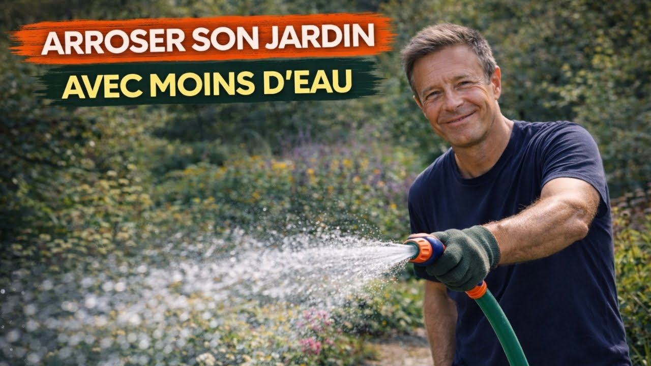 Mieux arroser son jardin avec MOINS D'EAU !