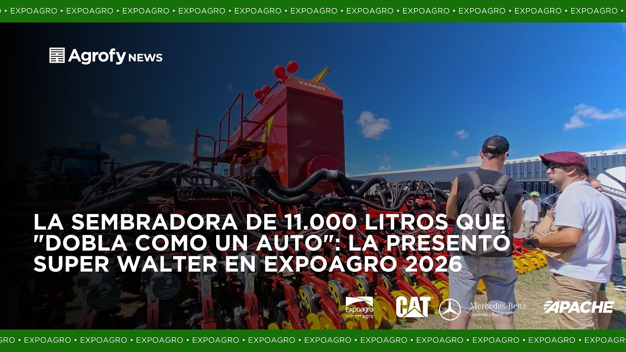 Super Walter TITAN: la sembradora de 11.000 litros que 