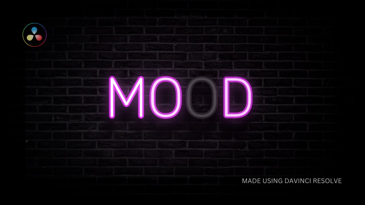 Neon Text Animation in DaVinci Resolve (Fusion) | Beginner Friendly Tutorial