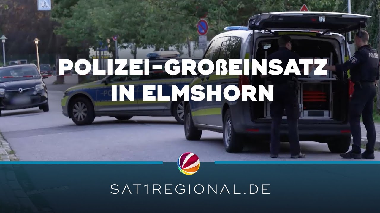Sch&uuml;sse aus Fenster: Polizei-Gro&szlig;einsatz in Elmshorn