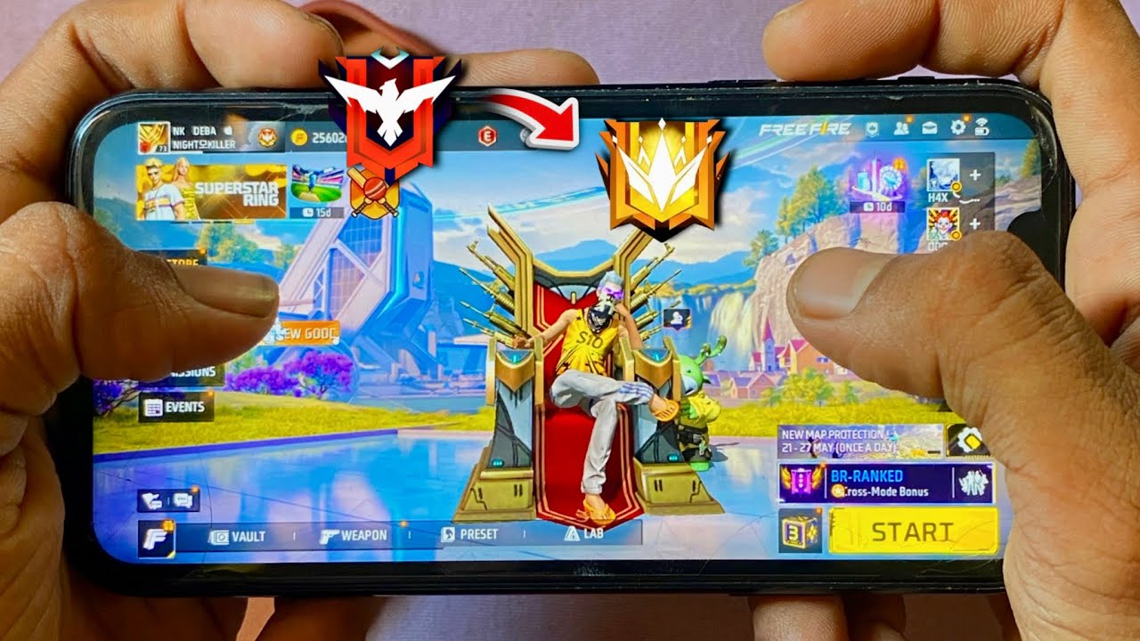 I PHONE XR 25+KILL IN BR RANK ⚡️ FREEFIRE FULL HANDCAM GAMEPLAY TEST 128 GB IN 2025