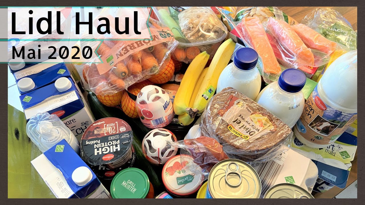 * Lidl Haul Mai 2020 * Unser Wocheneinkauf mit Speiseplan *