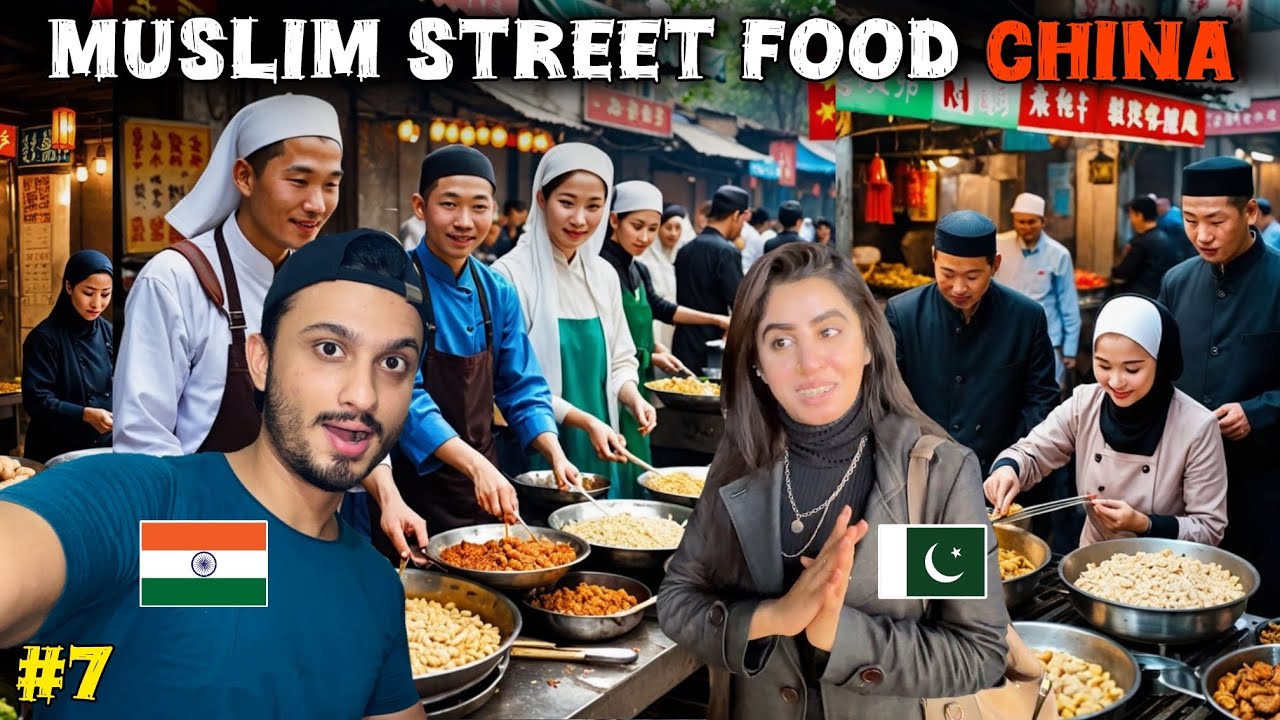 Exploring MUSLIM street of CHINA with PAKISTANI girl 🇨🇳😍