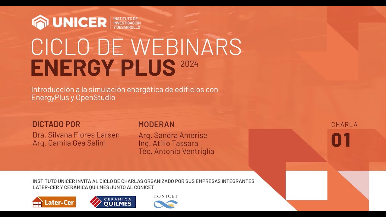 Charla 1: Introducci&oacute;n a la simulaci&oacute;n energ&eacute;tica de los edificios con Energy Plus