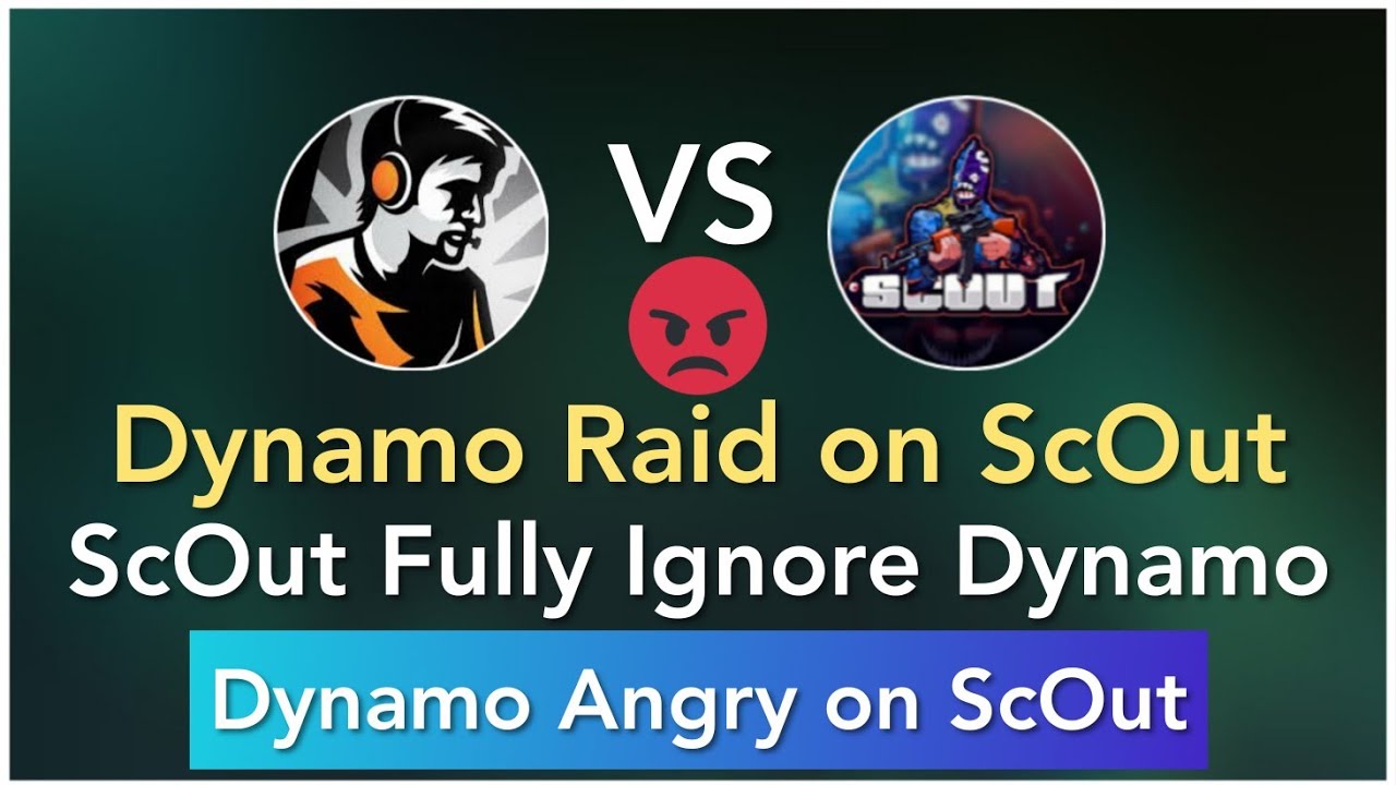 Dynamo vs ScOut Full Controversy | ScOut Fully ignore Dynamo | Dynamo Raid on Scout | Pubg Mobile