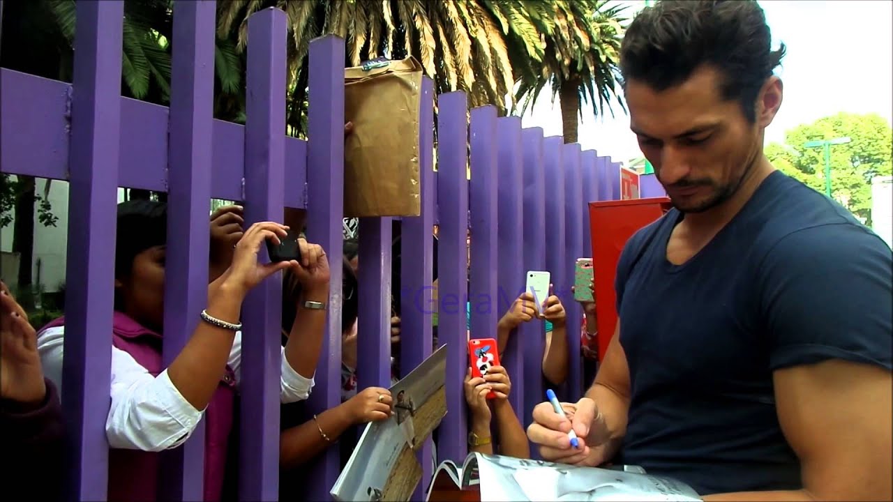 David Gandy en la Ciudad de México - 28 de agosto de 2015