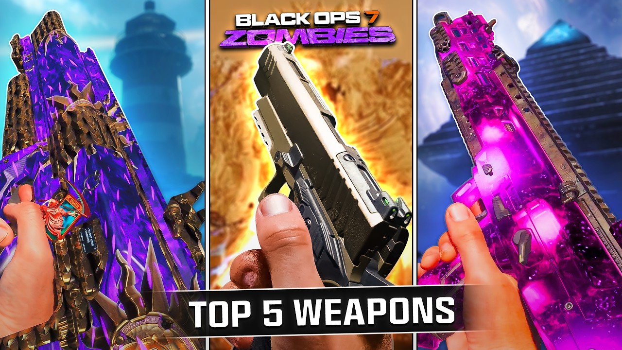 Top 5 OVERPOWERED Weapons To Use in Black Ops 7 Zombies