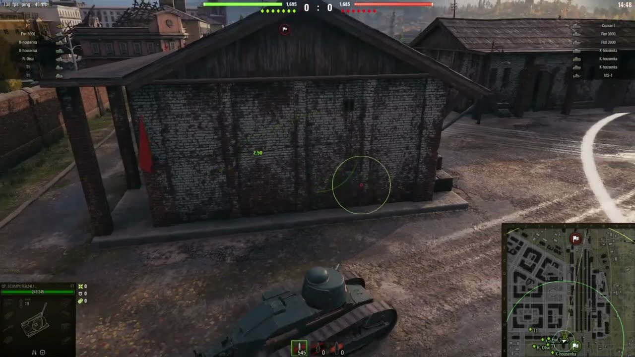 World of Tanks / Renault FT / GamePlay