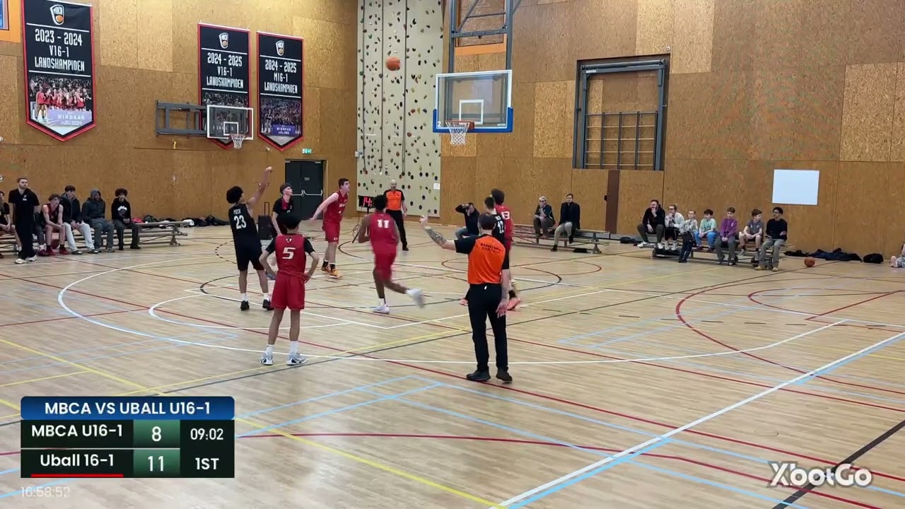 MBCA vs Uball U16-1 halve finale bekerwedstrijd 