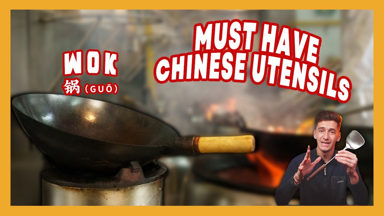 MUST HAVE Chinese cooking tools, wok utensils and equipment for delicious Chinese cuisine!
