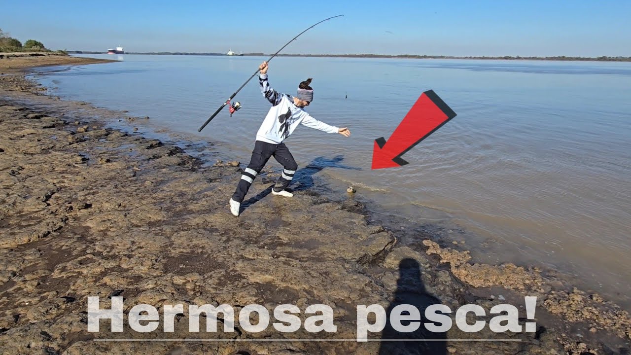 LINDA PESCA en VUELTA DE OBLIGADO, SAN PEDRO, MUCHA COSTA para pescar y SE PUEDE ACAMPAR.