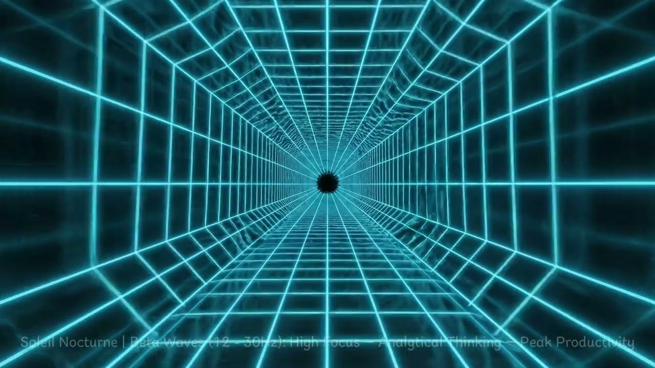 Cognitive Current - Beta Waves (12 - 30Hz) & 417: Peak Focus & Productivity | Soliel Nocturne