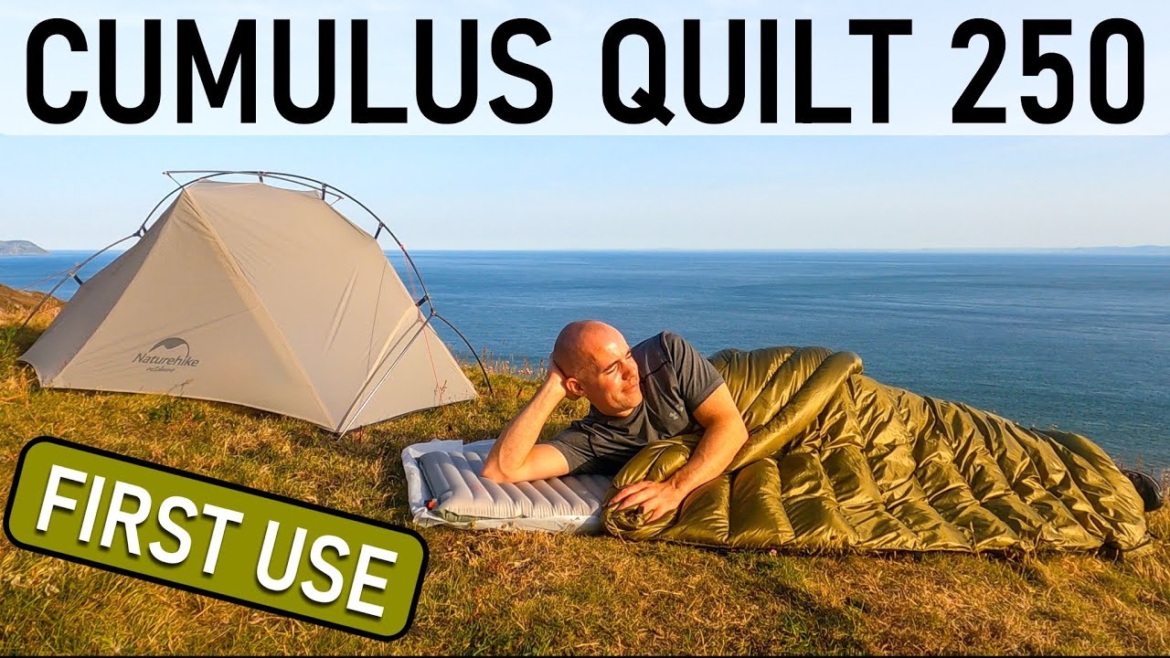 Используем одеяло CUMULUS QUILT 250 впервые | Обзор одеяла для кемпинга | Wild Camp в Великобритании